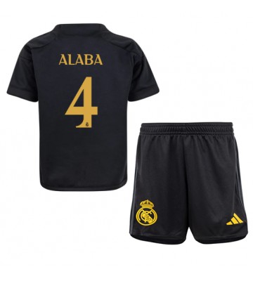 Real Madrid David Alaba #4 Tredje trøje Børn 2023-24 Kort ærmer (+ korte bukser)